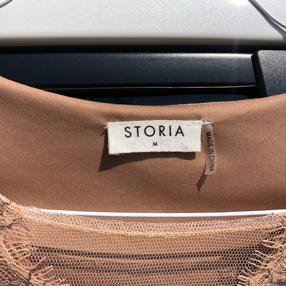 Offers Welcome:) Pristine Storia Lace Mini Dress - Picture 9 of 10